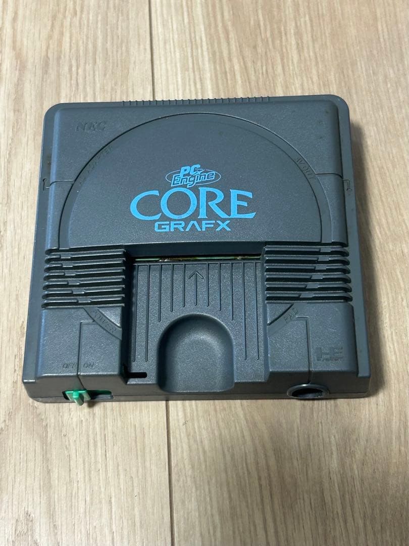 NEC PC Engine CORE GRAFX Console with 5 Game Cartridges Grey Set Classic