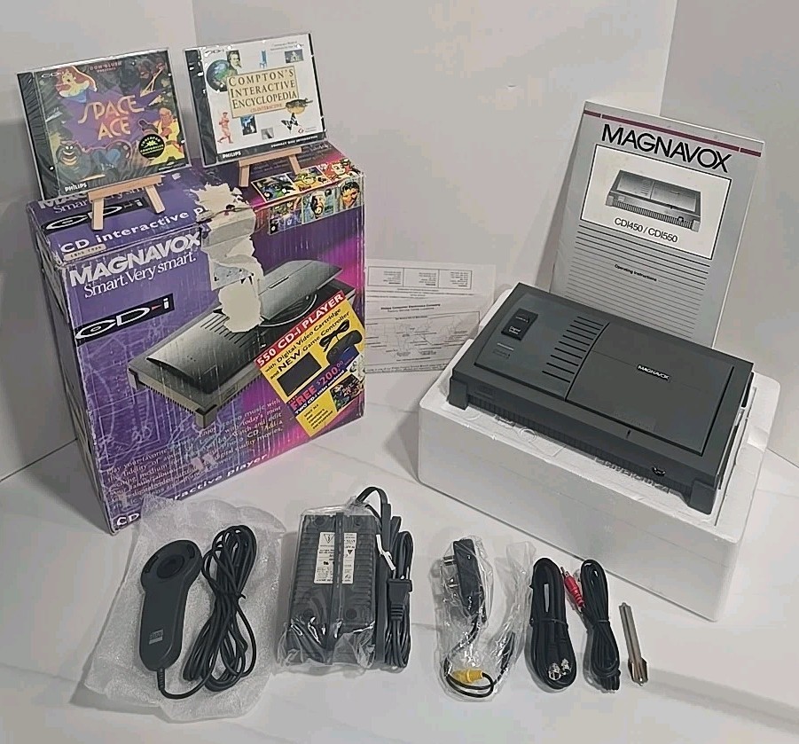 RARE Magnavox Model CD-i 550 CDI Interaction Player Console 100% CIB BRAND NEW