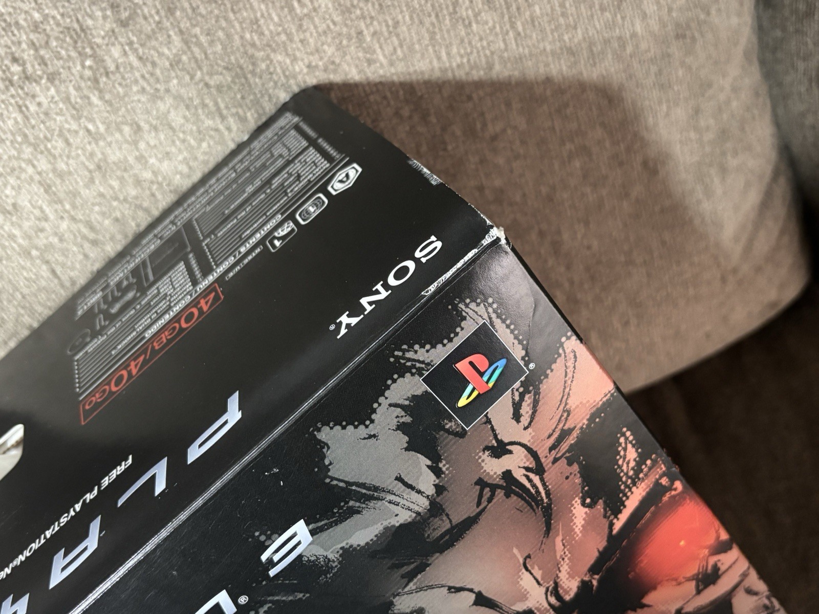 RARE Metal Gear Solid 4 PS3 Console Gunmetal Gray Konami Exclusive Limited Boxed