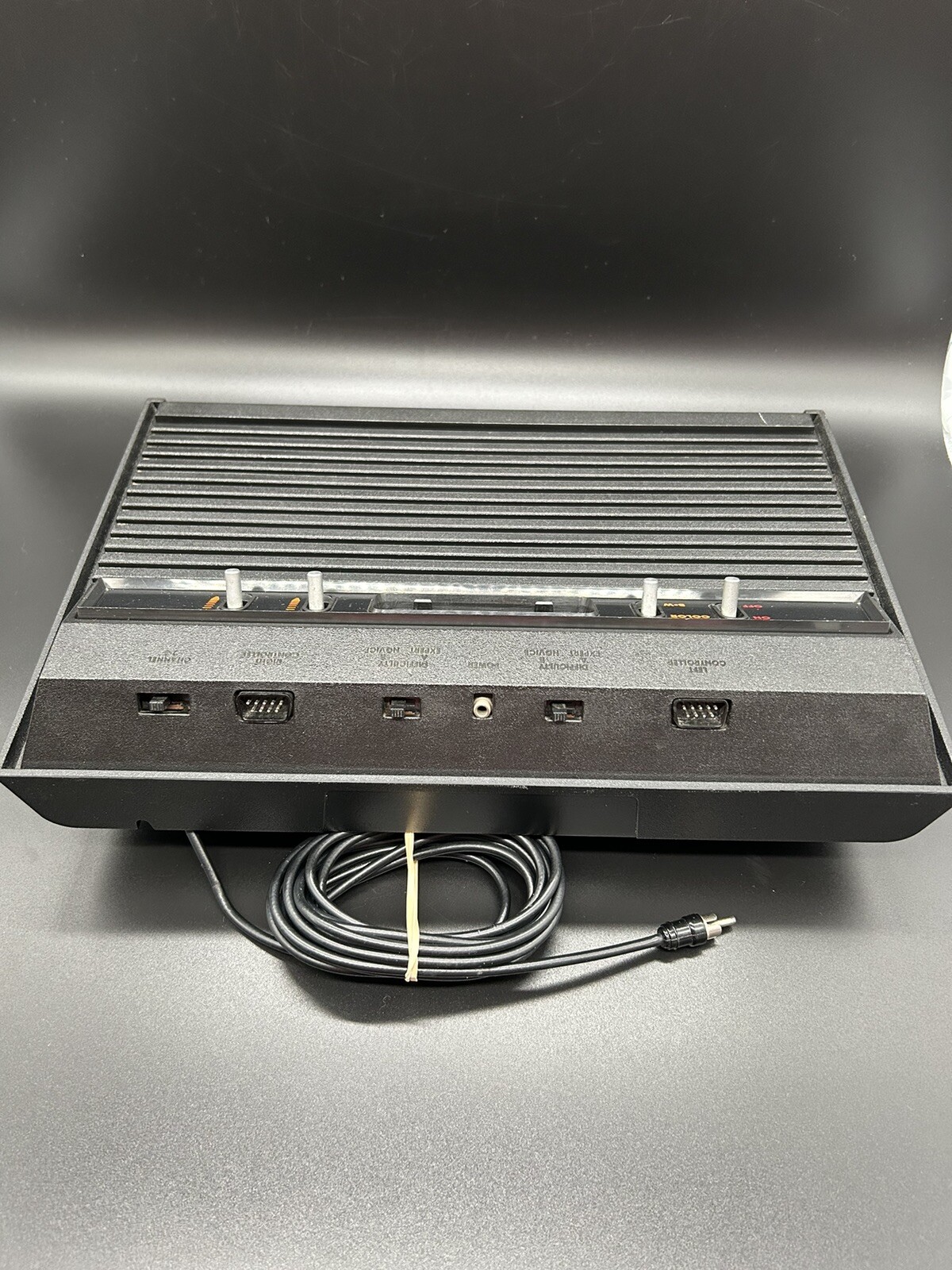 Atari 2600 Darth Vader Black Console 1 Controller OEM Power Cord Tested WORKS!!!