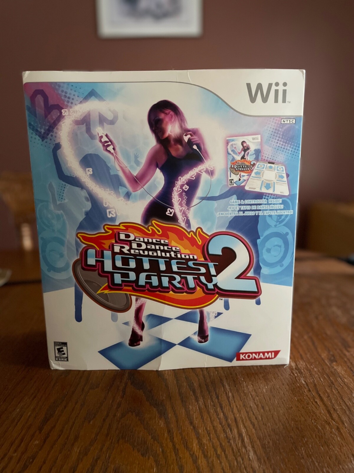 Nintendo Wii Dance Dance Revolution Hottest Party 2 – dance mat with game