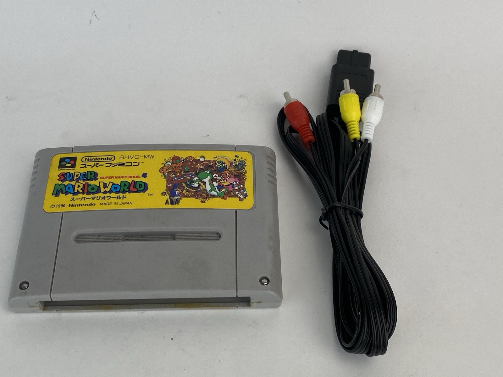 Nintendo Super Famicom SFC Console Tested Working OEM Adapter 2 Controllers Game