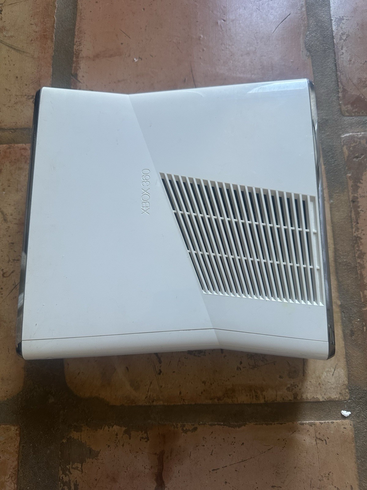 Tested Working Xbox 360 S Slim 4GB Console – Genuine Microsoft 1439 Glossy White