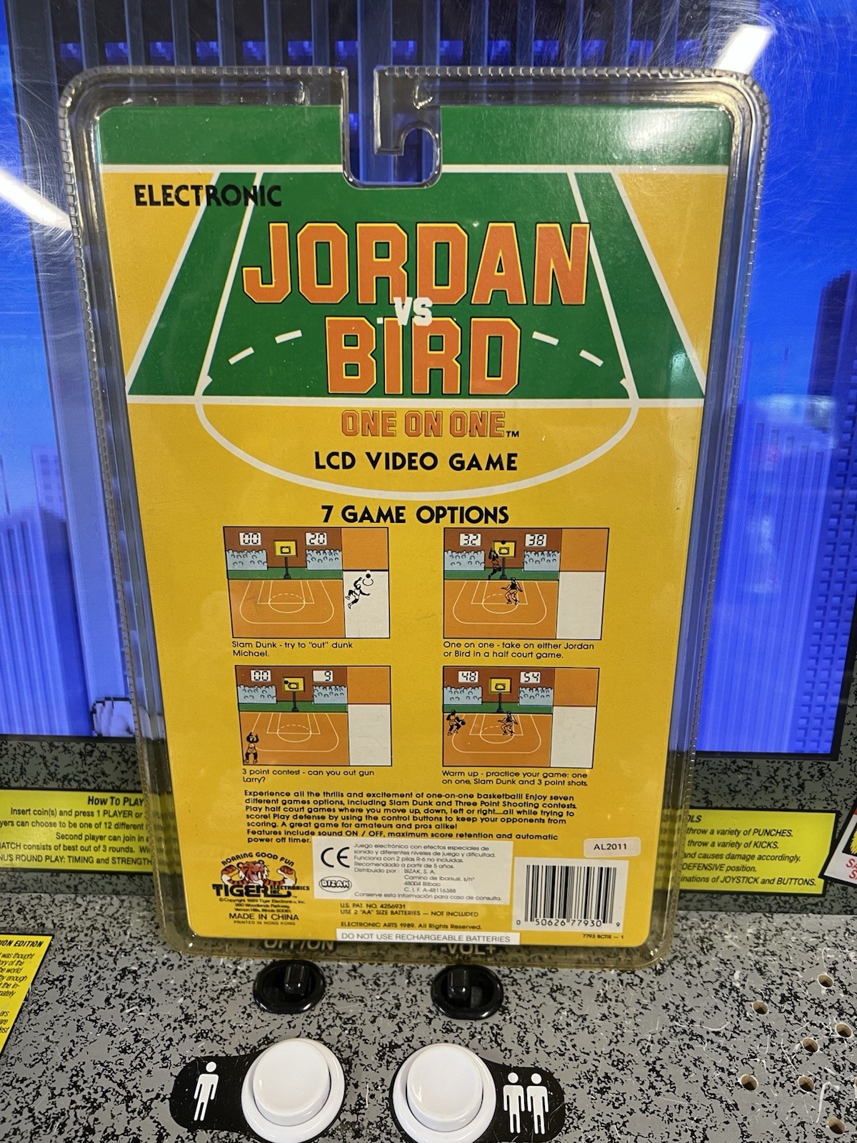 1989 Tiger Electronics Jordan vs. Bird One on One LCD Video Game SEALED *READ*