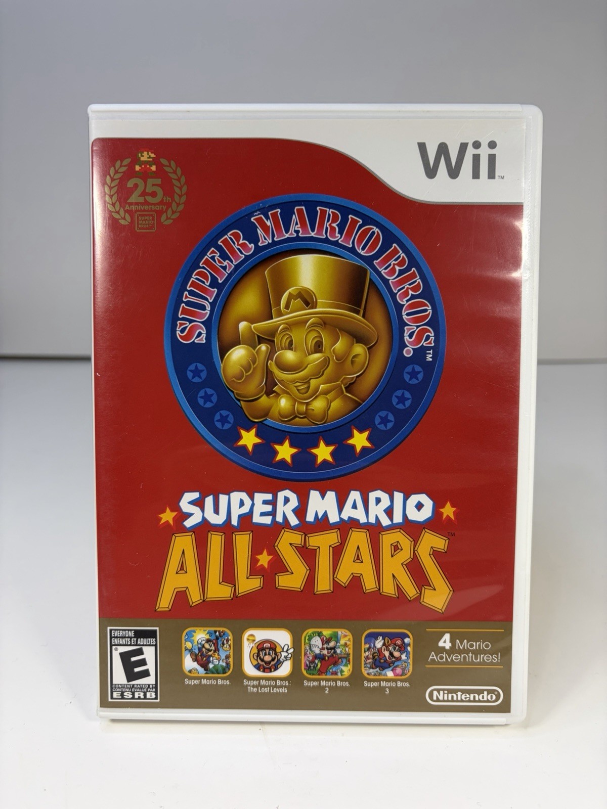 Nintendo Wii Mini Red Black Console Motion Control w/ Controller, W Mario Game!