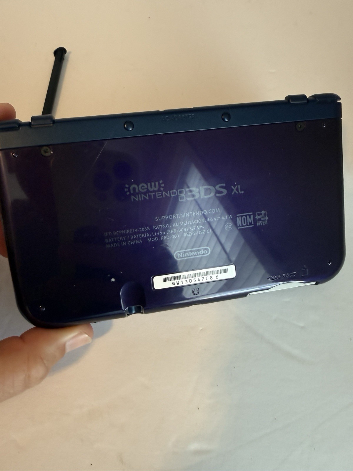 New Nintendo 3ds xl galaxy Great Cond With Charger And Mario Kart Tested Works!