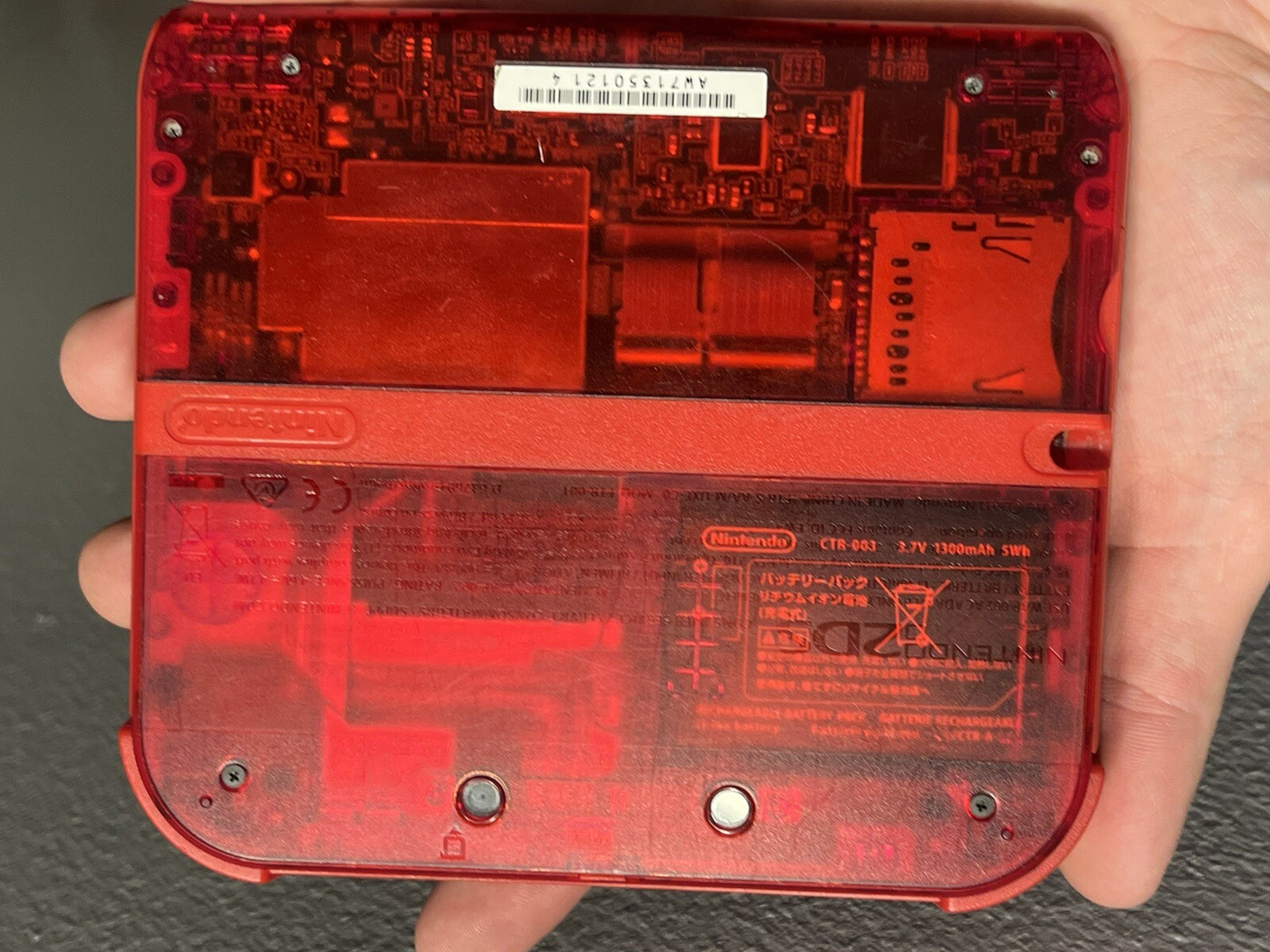 Pokemon 20th Anniversary Nintendo 2DS Console Omega Ruby Edition Rare USA