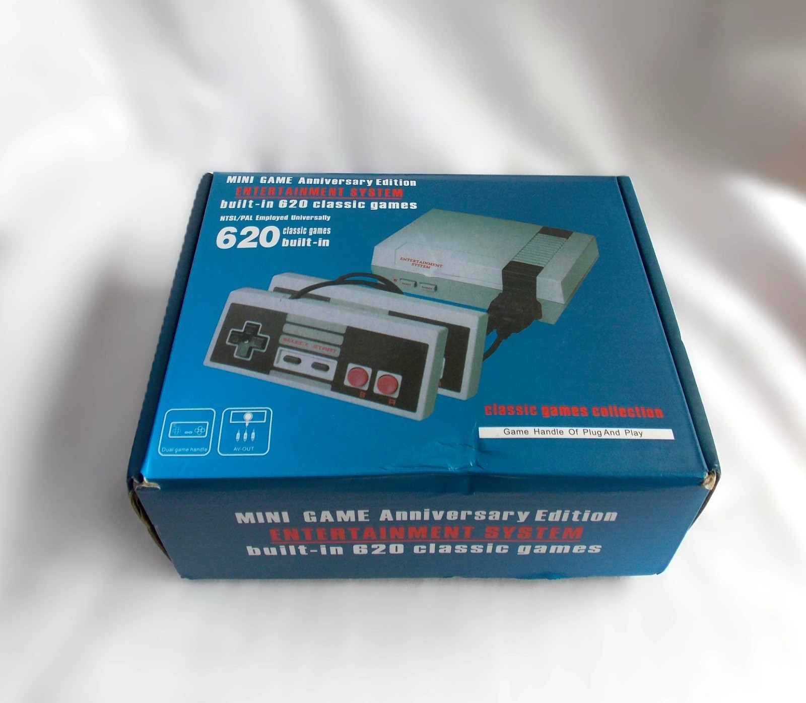 Mini Game Anniversary Edition NES Console 620 Built in Games Plug n’ Play