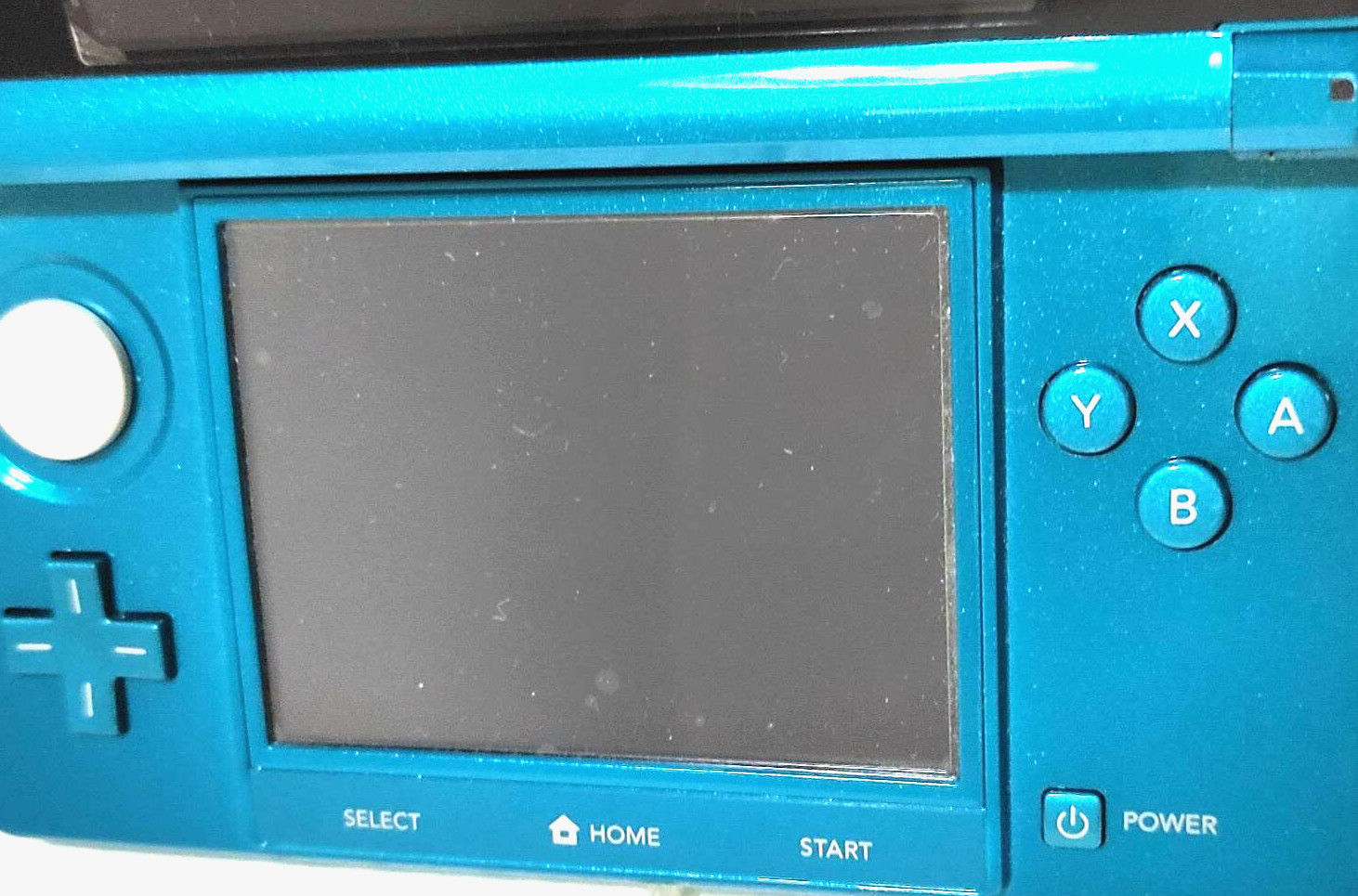 TESTED Nintendo 3DS Aqua Blue System + AC Adapter, Stylus, Games Lot JAPAN