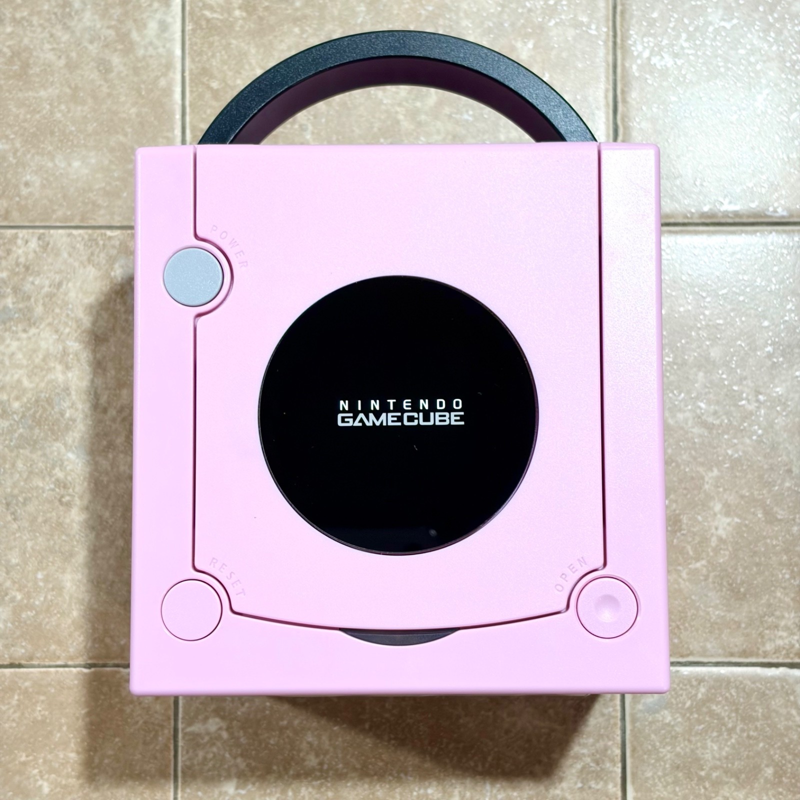 Nintendo GameCube PINK Gaming Console DOL-101 System Bundle NGC