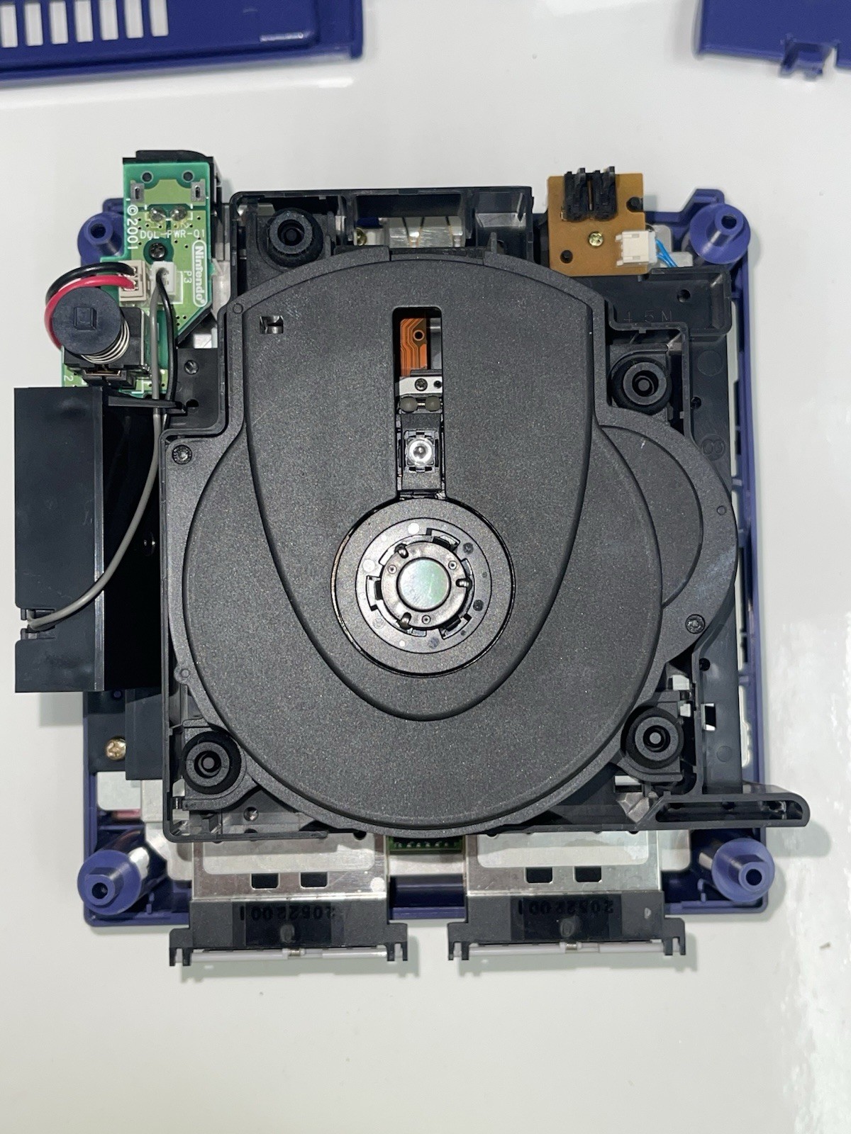 Nintendo GameCube DOL-001 Indigo Metroid Prime CIB Recapped Optical Drive Board