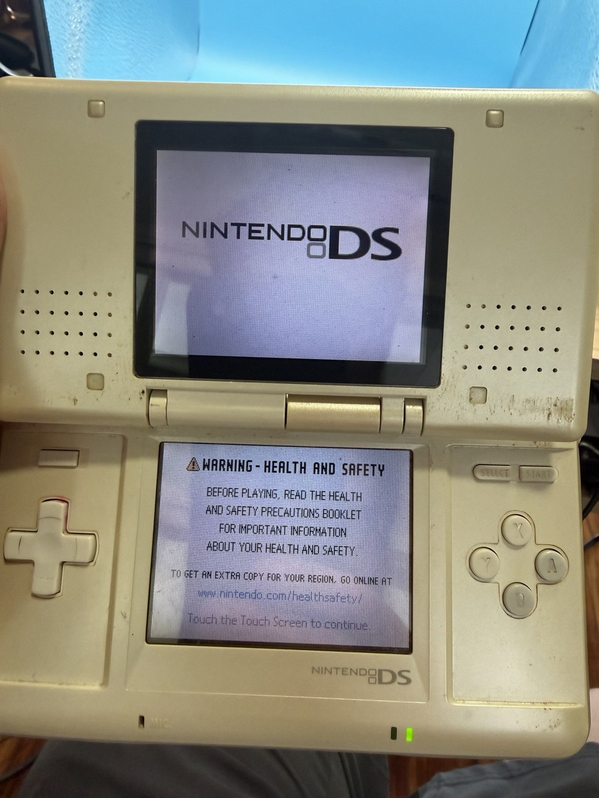 Nintendo DS Pure White Handheld System, JPN, Region Free USA Seller Tested