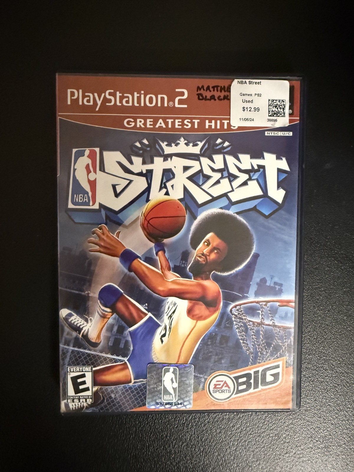Sony PlayStation 3 PS3 CECHA01 60GB Black Console Tested with NBA Street