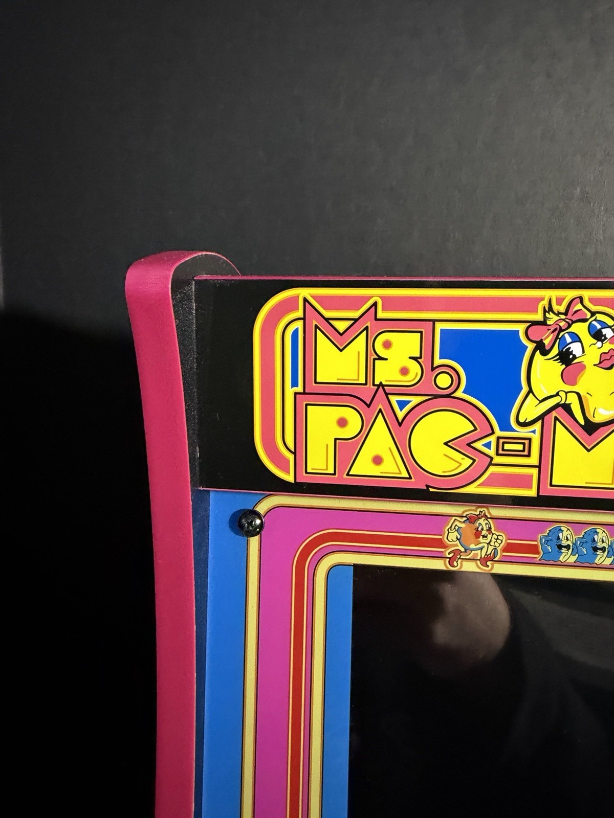 Arcade1Up Ms. Pacman/Super Pac-Man Countercade 8296 Arcade ~ Tested And Working