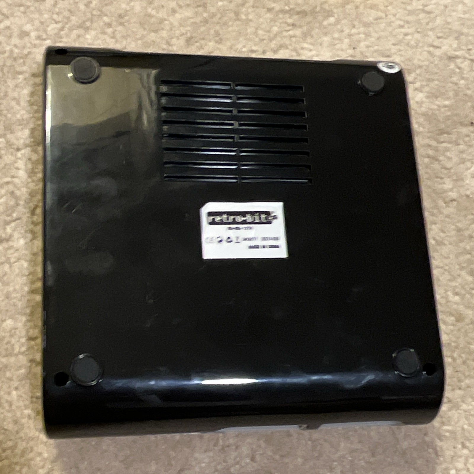 Retro-Bit RetroDuo NES/SNES Console Silver/Black Controller AV Power Adapter