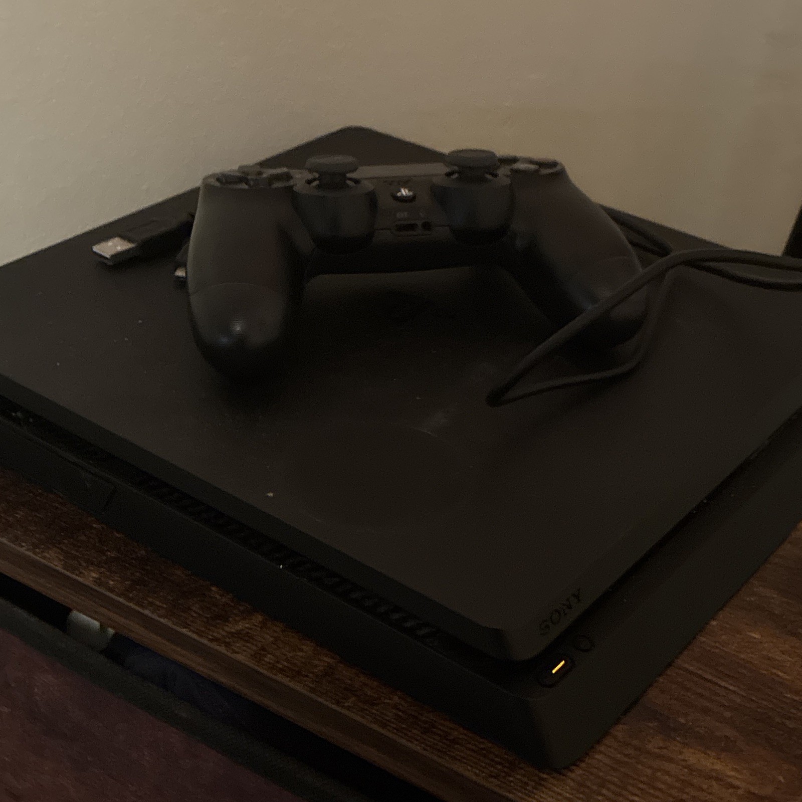 Sony PlayStation 4 PS4 Home Console with Controller, Black, USB-A Connectivity