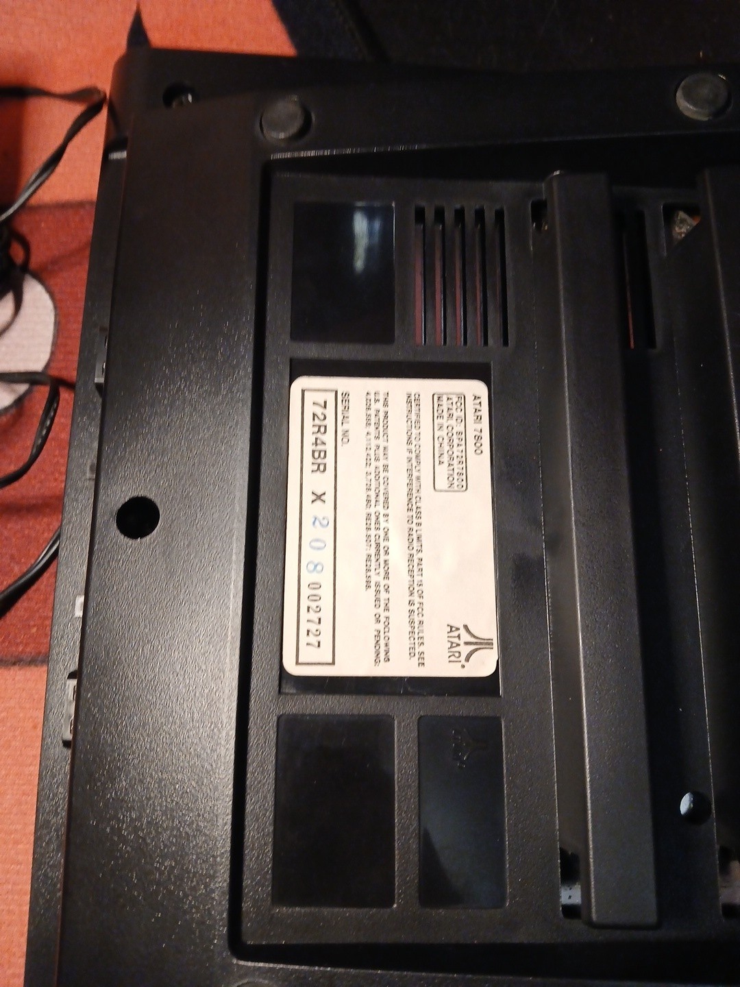 Atari 7800 Video Game Console