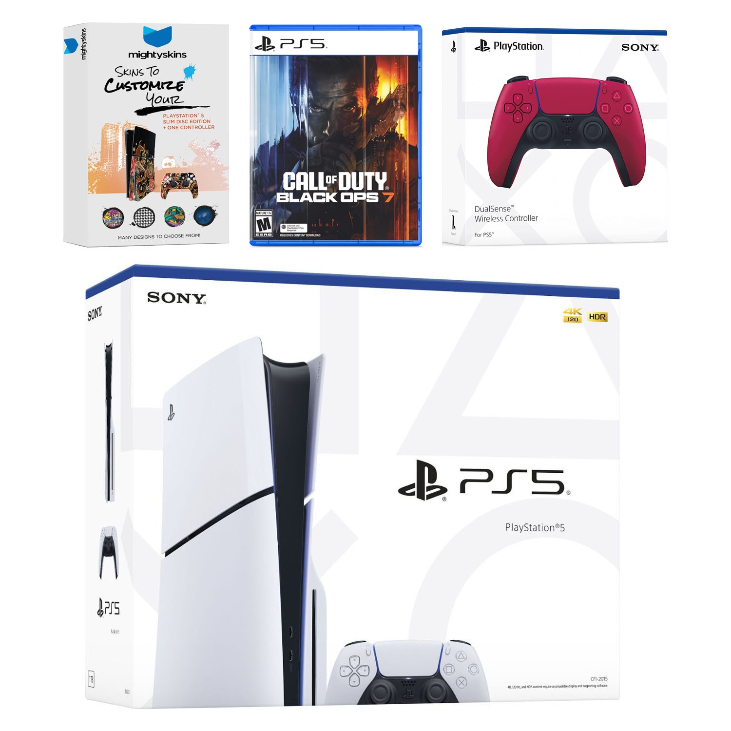 Sony PlayStation 5 Disc + Call of Duty Black Ops 7, Extra Controller – Cosmic