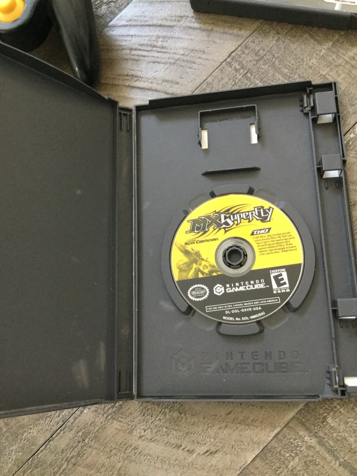 Nintendo GameCube Bundle, 3 Games, 1 OEM Controller Tested. Burnout Tiger Woods
