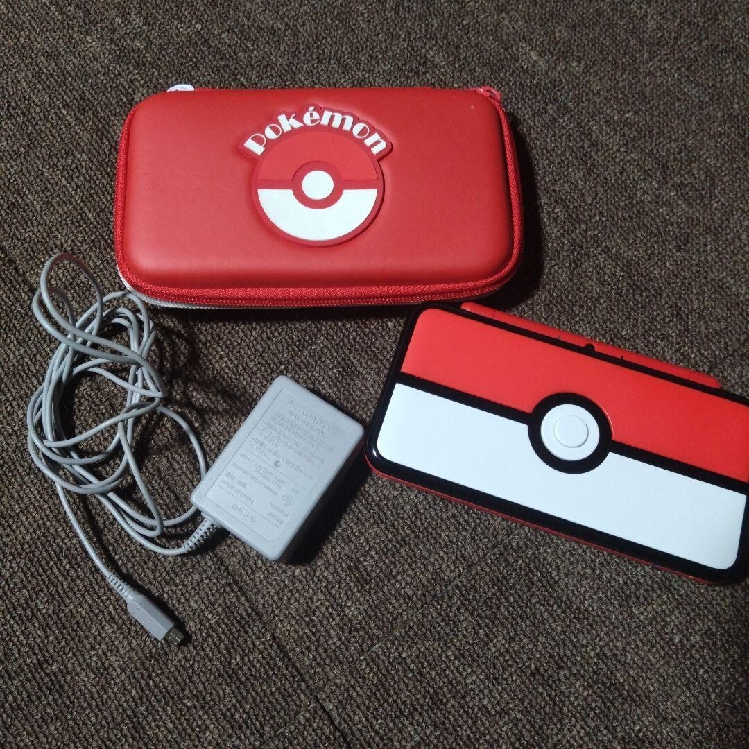 New Nintendo 2DSLL XL Monster Ball Edition Pokemon Pikachu Rare / Good condition