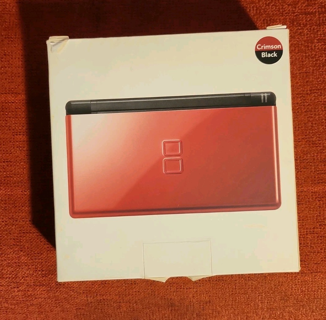 Nintendo DS Lite Handheld Console – Crimson Red/Black – Open Box