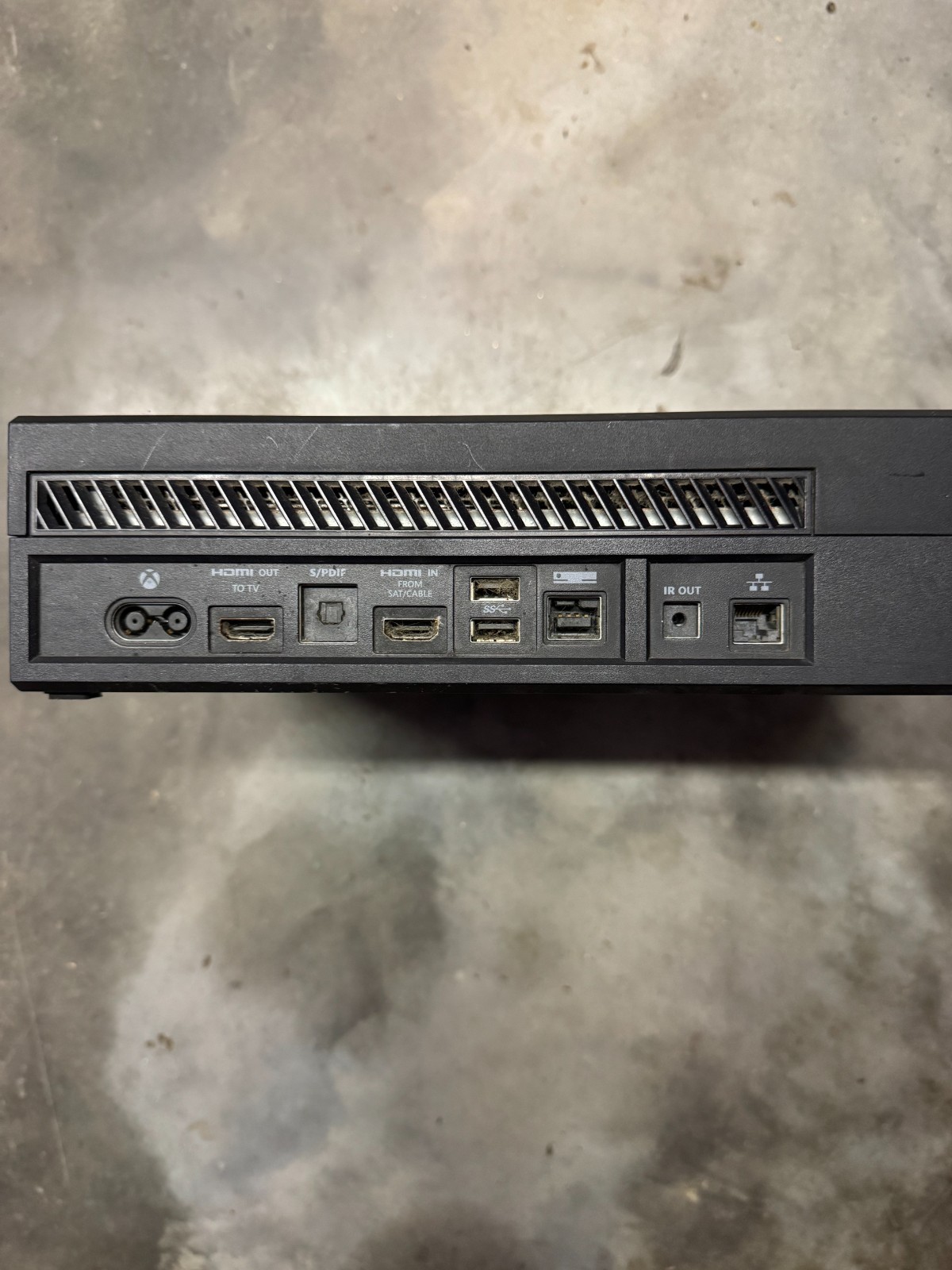 Microsoft Xbox One Console Model 1540 Black Untested No Cords Parts Repair