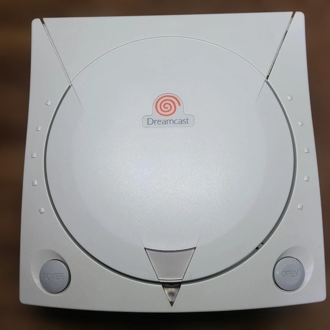 Sega Dreamcast Console Set 2 Controllers Cables + 6 Fighting Games Tested Works