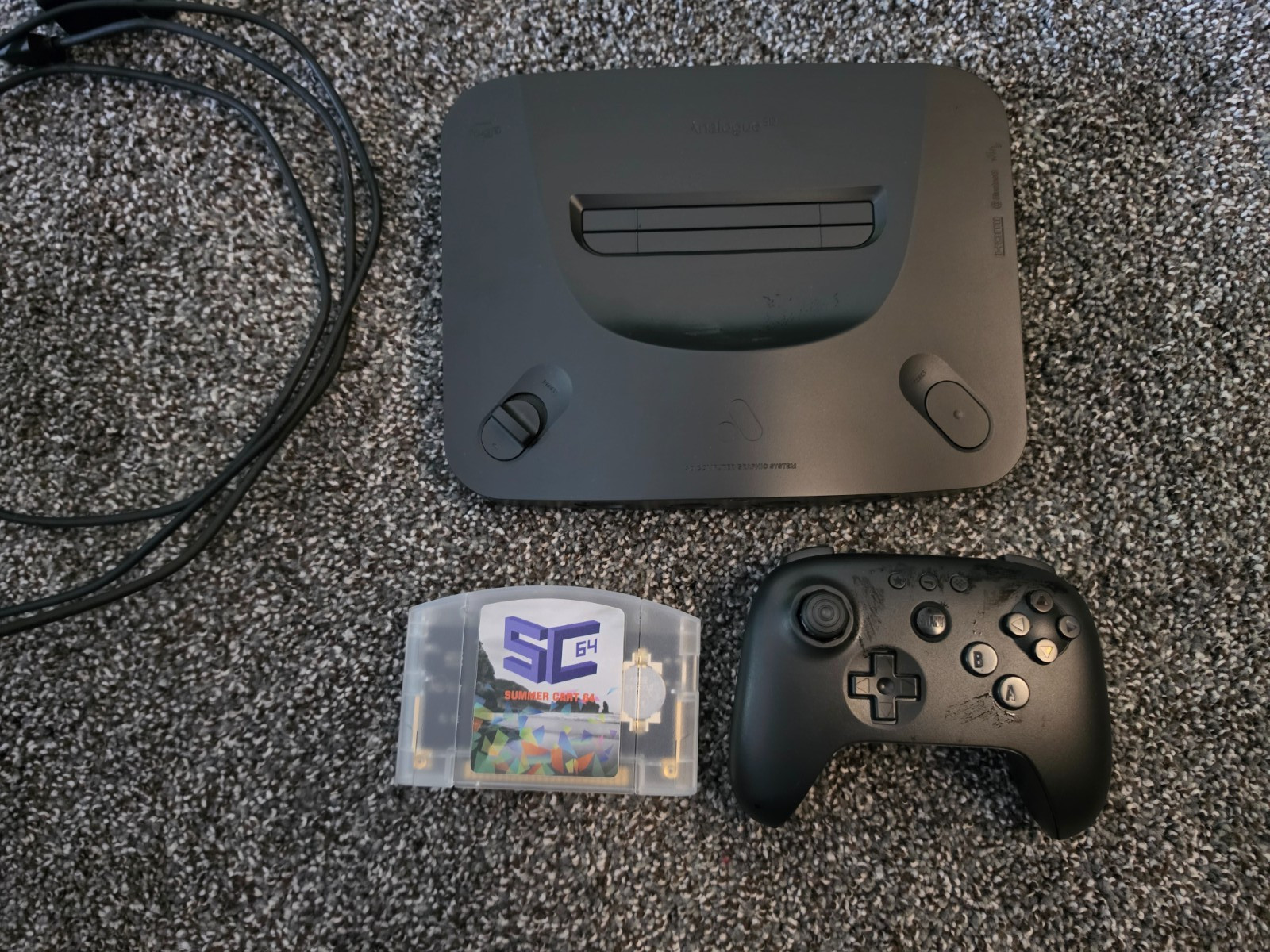 Analogue 3D & 8Bitdo N64 Bluetooth Controller & SummerCart 64
