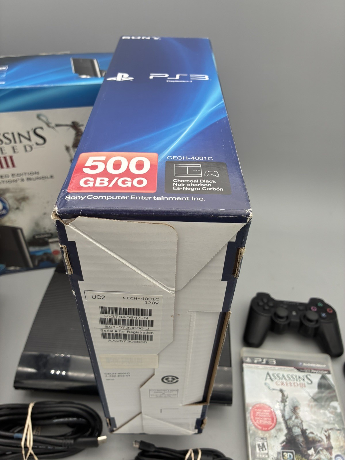 Sony Playstation 3 Super Slim Assassin’s Creed III Bundle 500GB Charcoal Tested