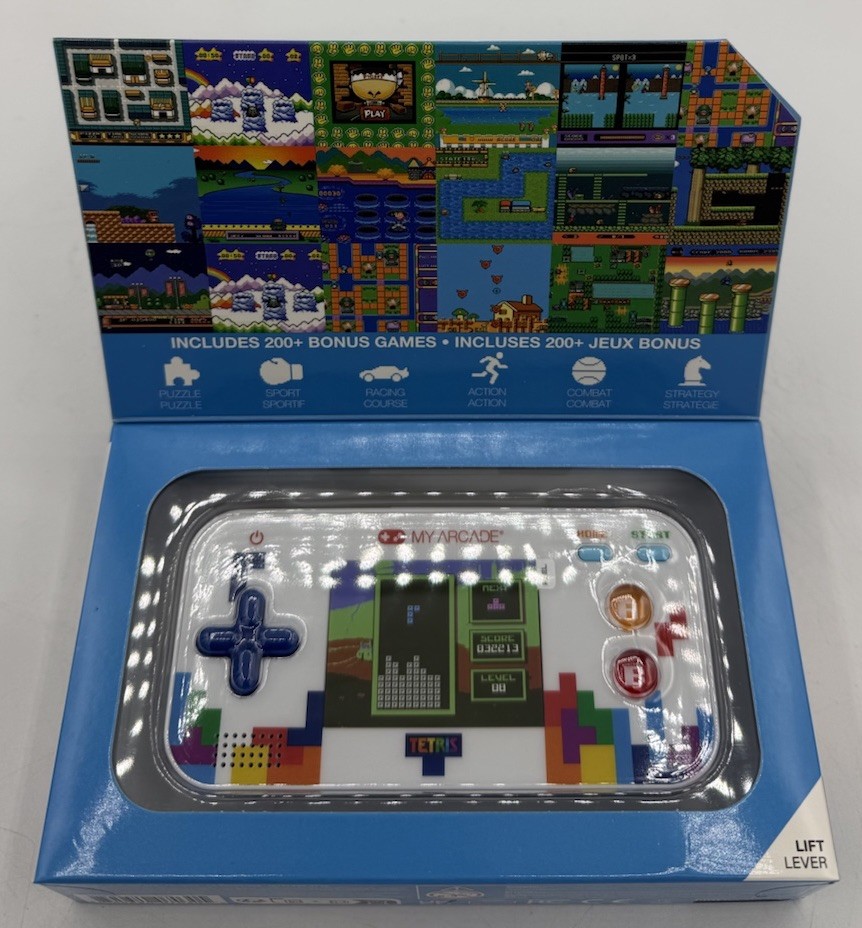 My Arcade Tetris Gamer V Portable Video Game System Handheld 201 Games 2.5″. NEW