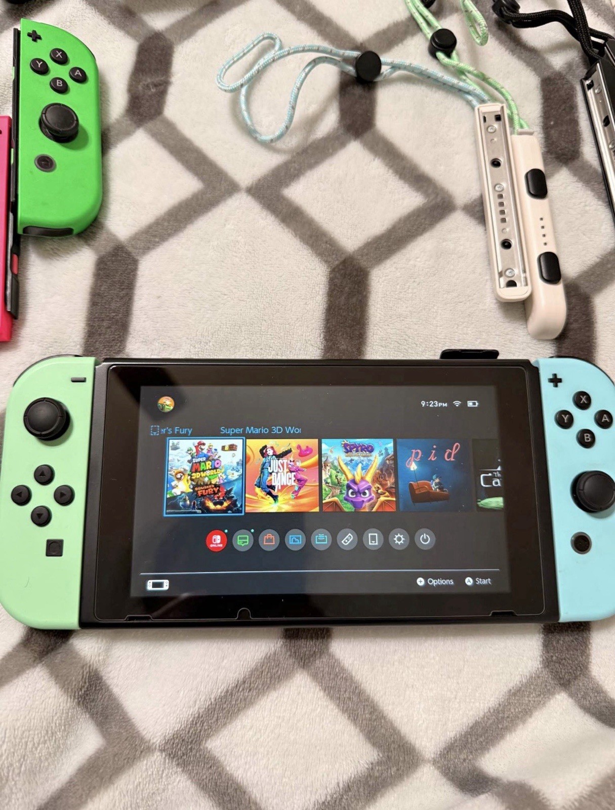 Nintendo Switch Animal Crossing Edition Console, Accessories, 256GB Memory Card