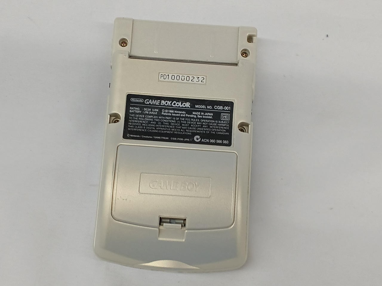 Nintendo Game Boy Color CGB-001 Pokémon Gold & Silver Memorial Edition 2850