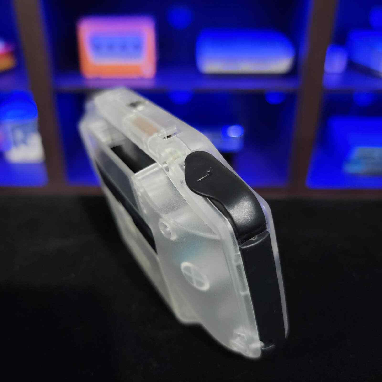 Clear GameBoy Advance GBA Console with iPS Backlight Backlit LCD Mod