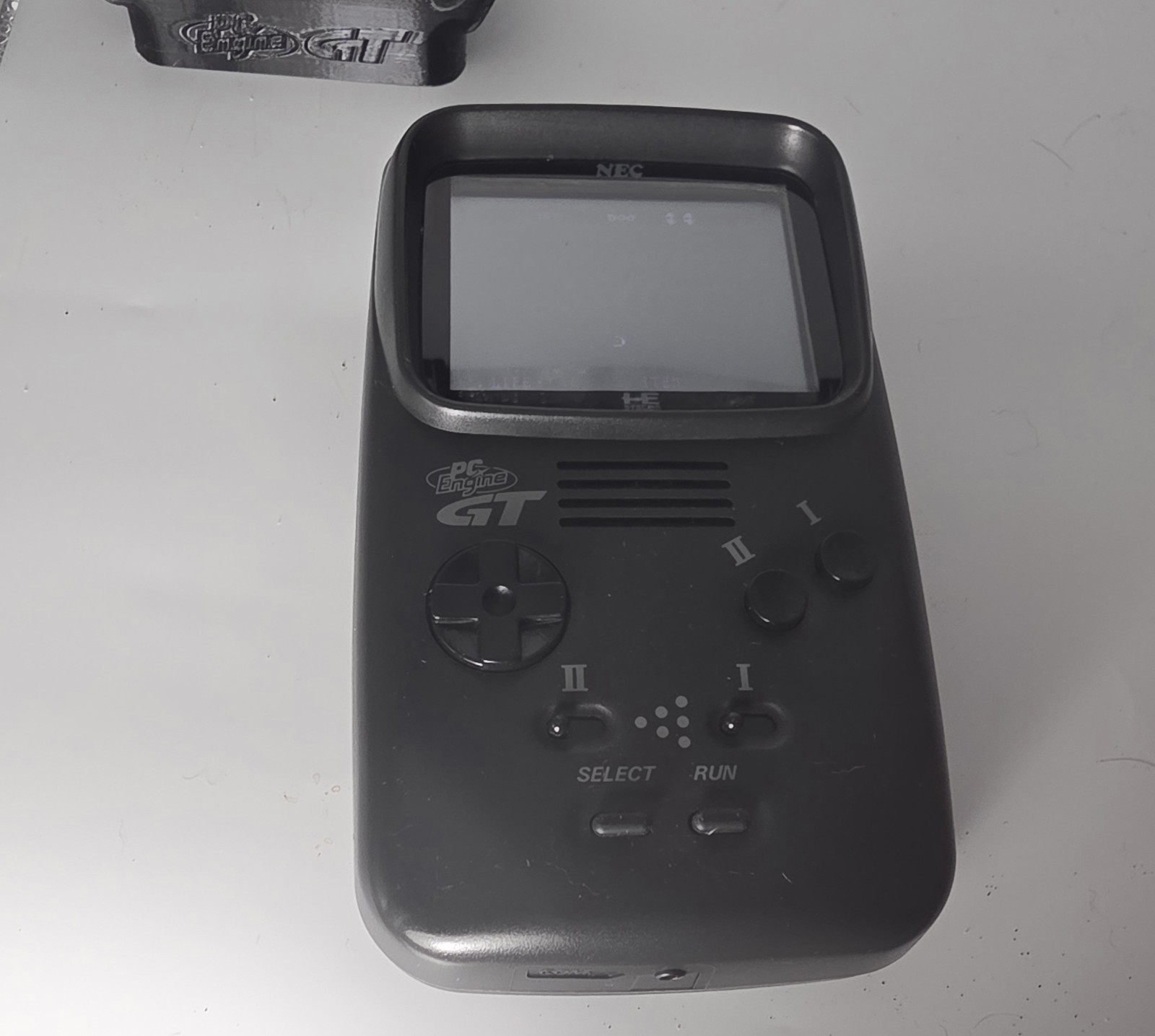 PC Engine GT (LCDDRV & Recap) Handheld Video Game Console US Seller