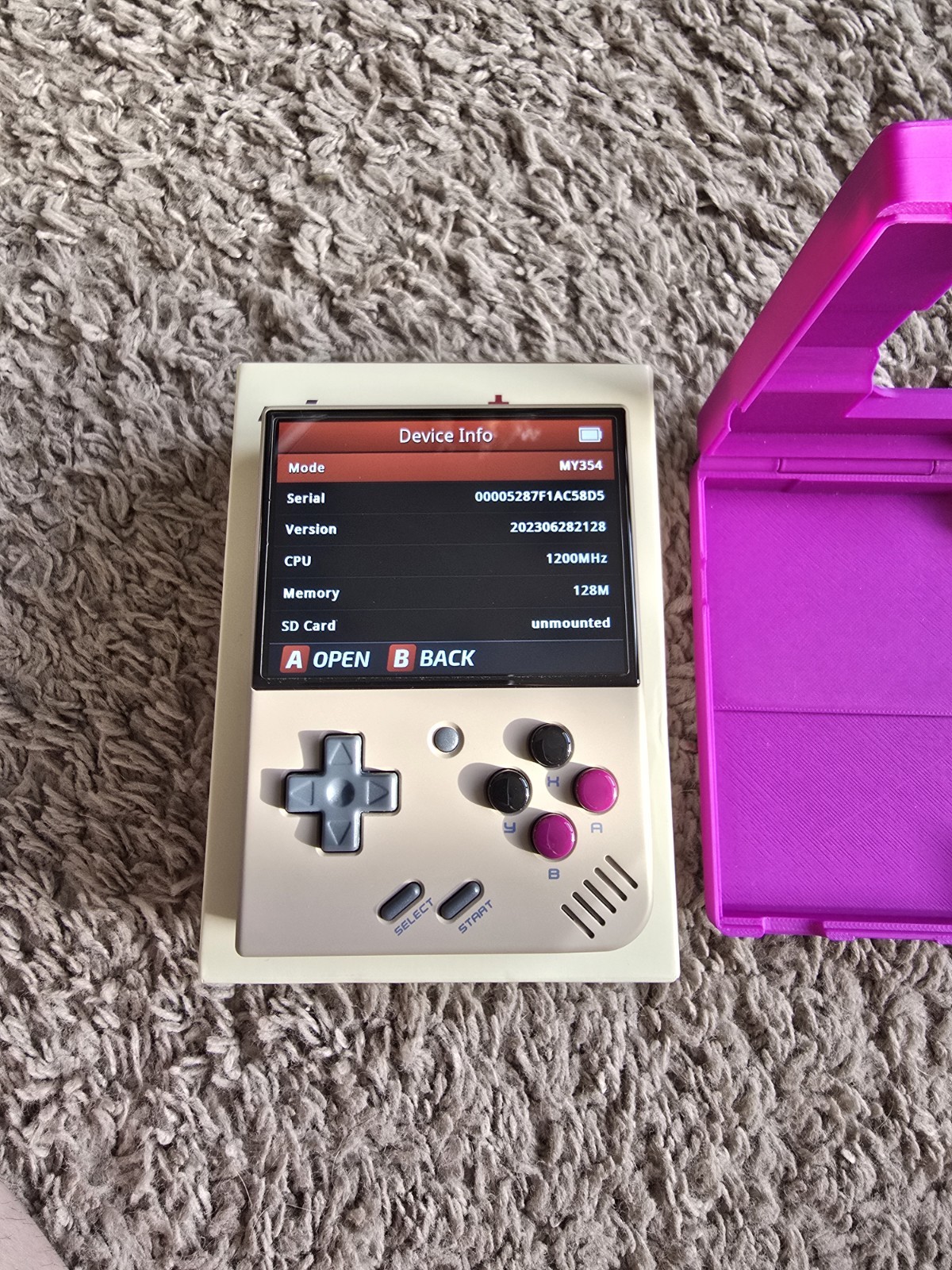 Miyoo Mini Plus Retro Gray Handheld Game Console With Case