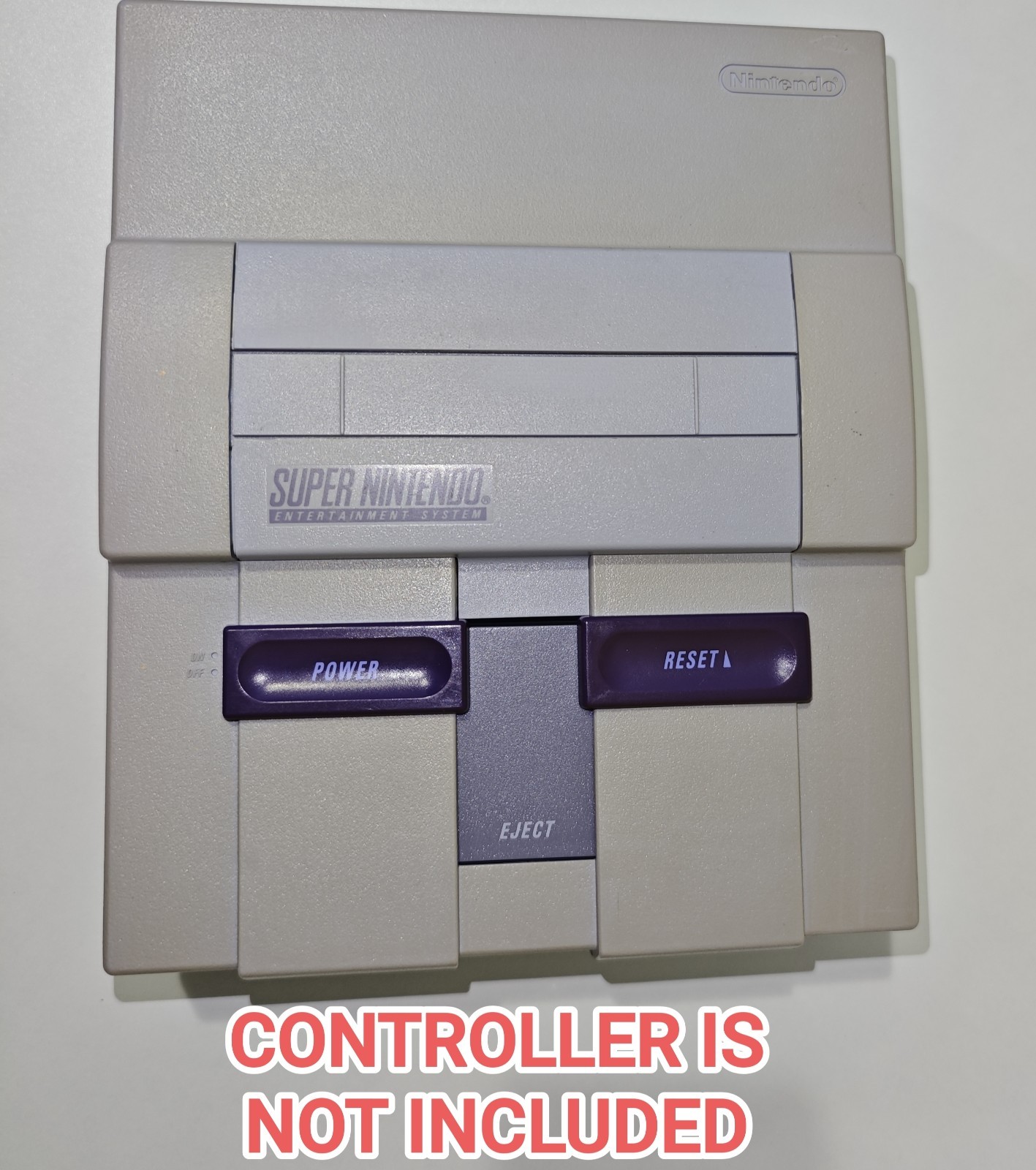 Super Nintendo SNES, Deep Cleaned, Recapped, Tested, 3 Games Included