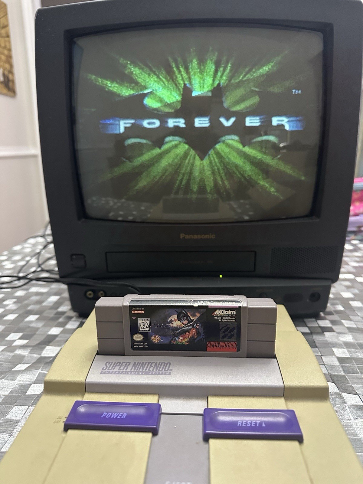 SNES Super Nintendo Console BUNDLE With 2 Controllers 5 Games & Cords Tested OEM