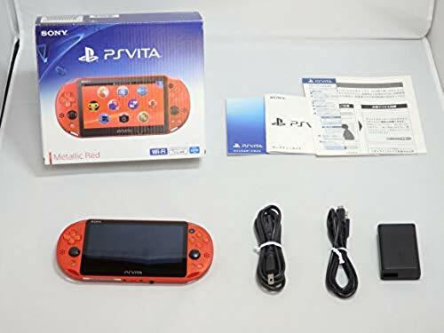 Sony PS PlayStation Vita Metalic Red Slim PCH-2000 Charger Box