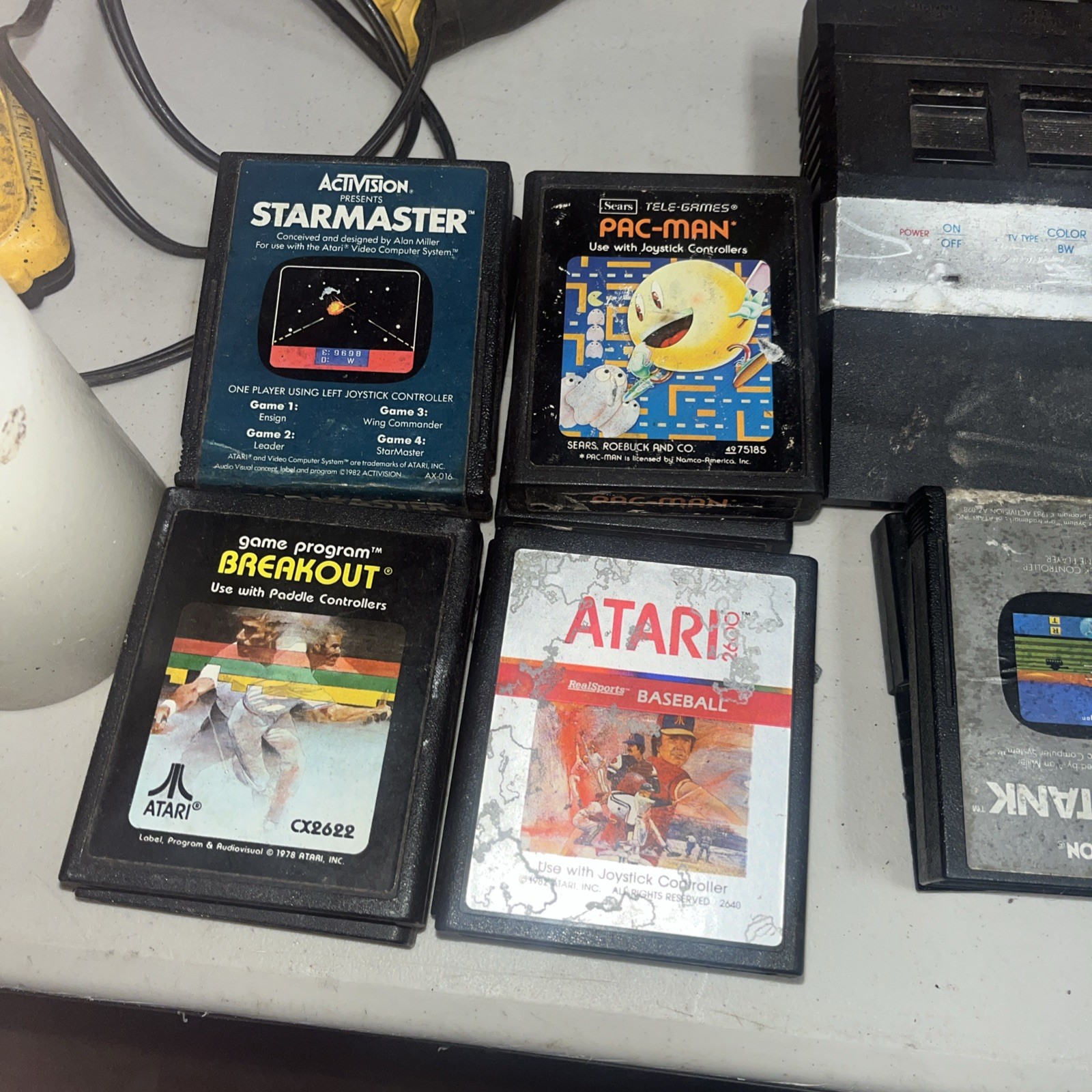 Atari 2600 Darth Vader Black Game Console And 12 Games