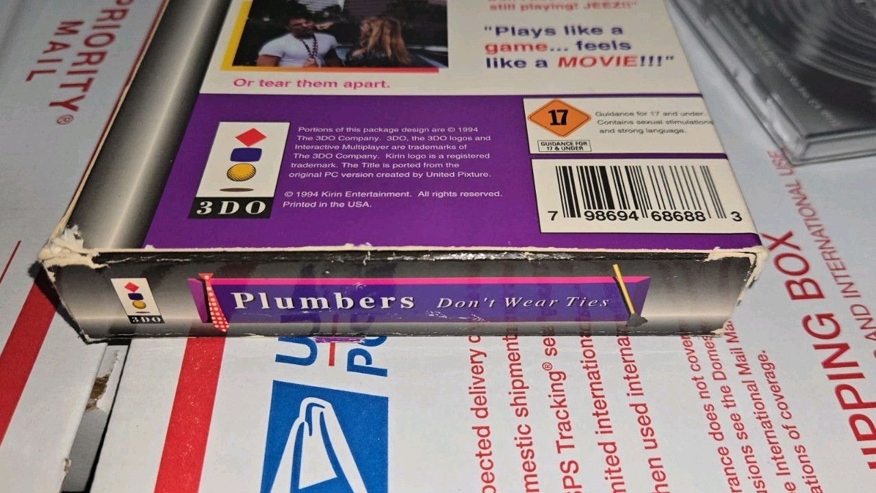 2 Rare 3DO Games NEURODANCER + PLUMBERS DON’T WEAR TIES! Mint Discs