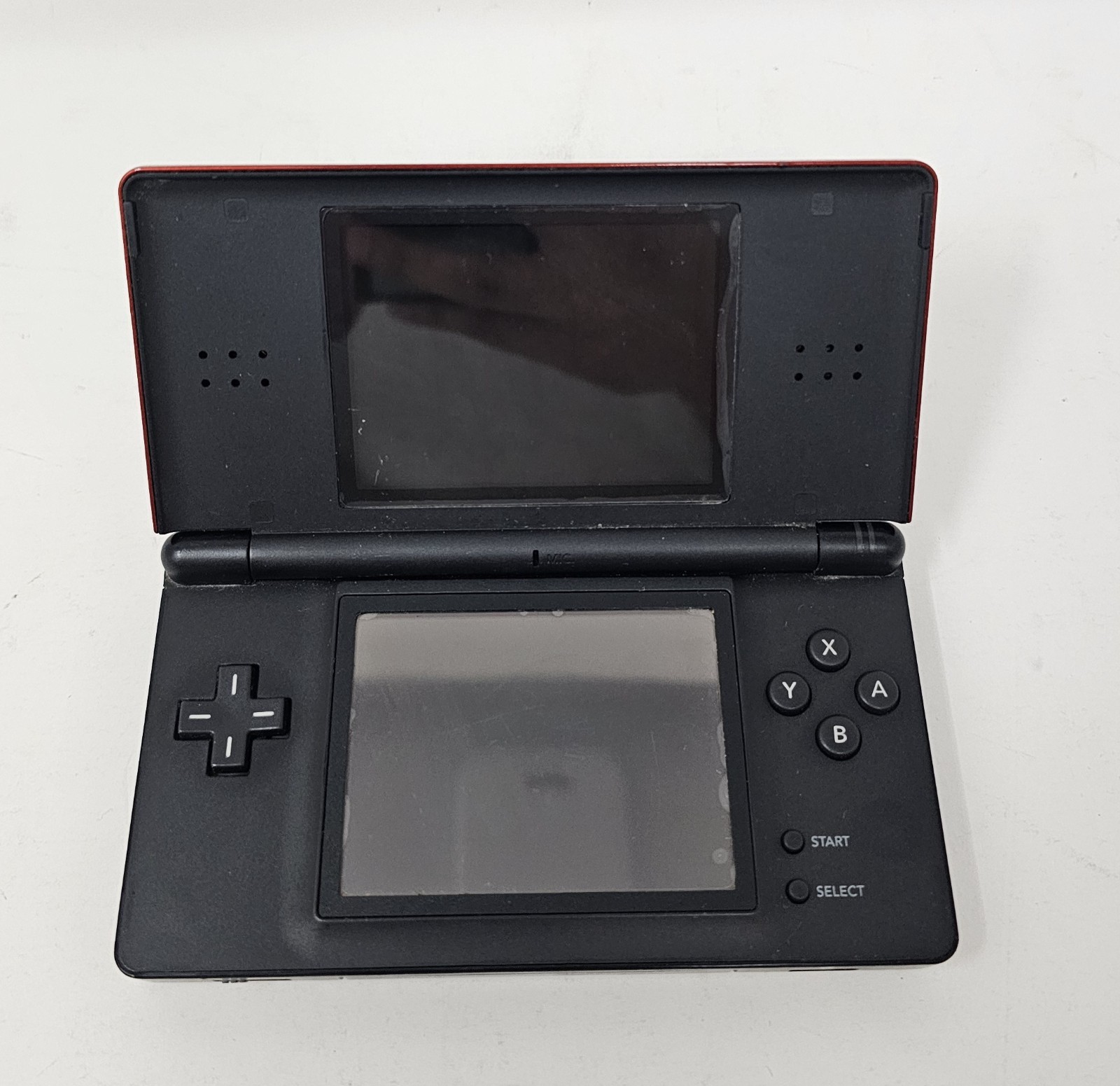 Nintendo DS Lite Handheld Game Console USG-001 Black/Red Charger, Stylus & Game
