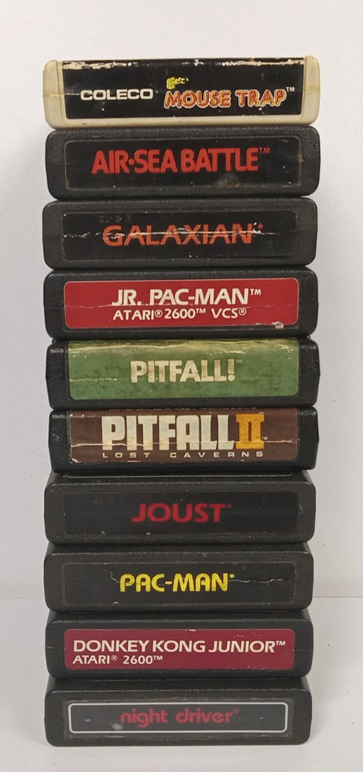 Atari 2600 Sears Tele-Games Light Sixer Console Bundle w/ 10 Games All Tested #2