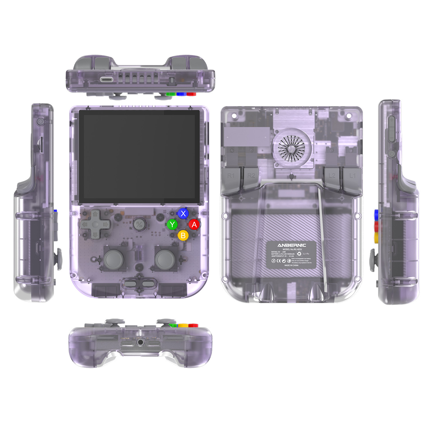 New RG405V Handheld Game Console 4.0 Screen Android 12