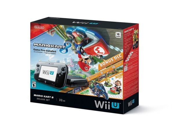 Nintendo Wii U Mario Kart 8 Deluxe 32GB Handheld System – Black
