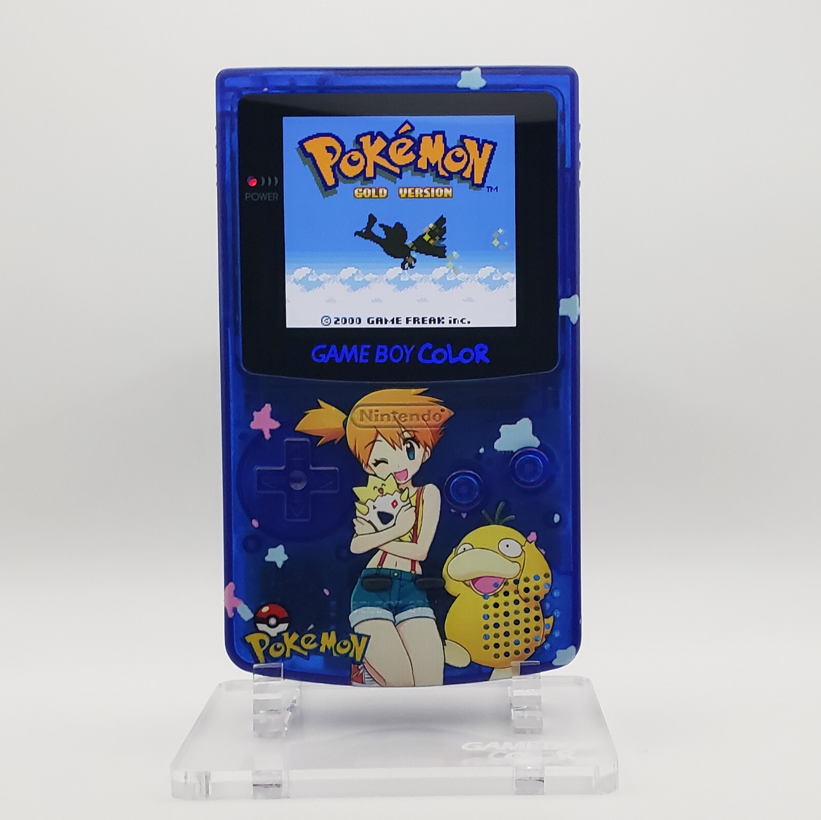 Laminated OLED Screen – Misty Game Boy Color w/ Case – New Speaker, Recapped