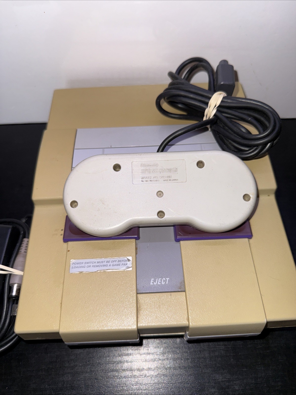 •Cosmetically Flawed•Super Nintendo SNES Console-Free Shipping