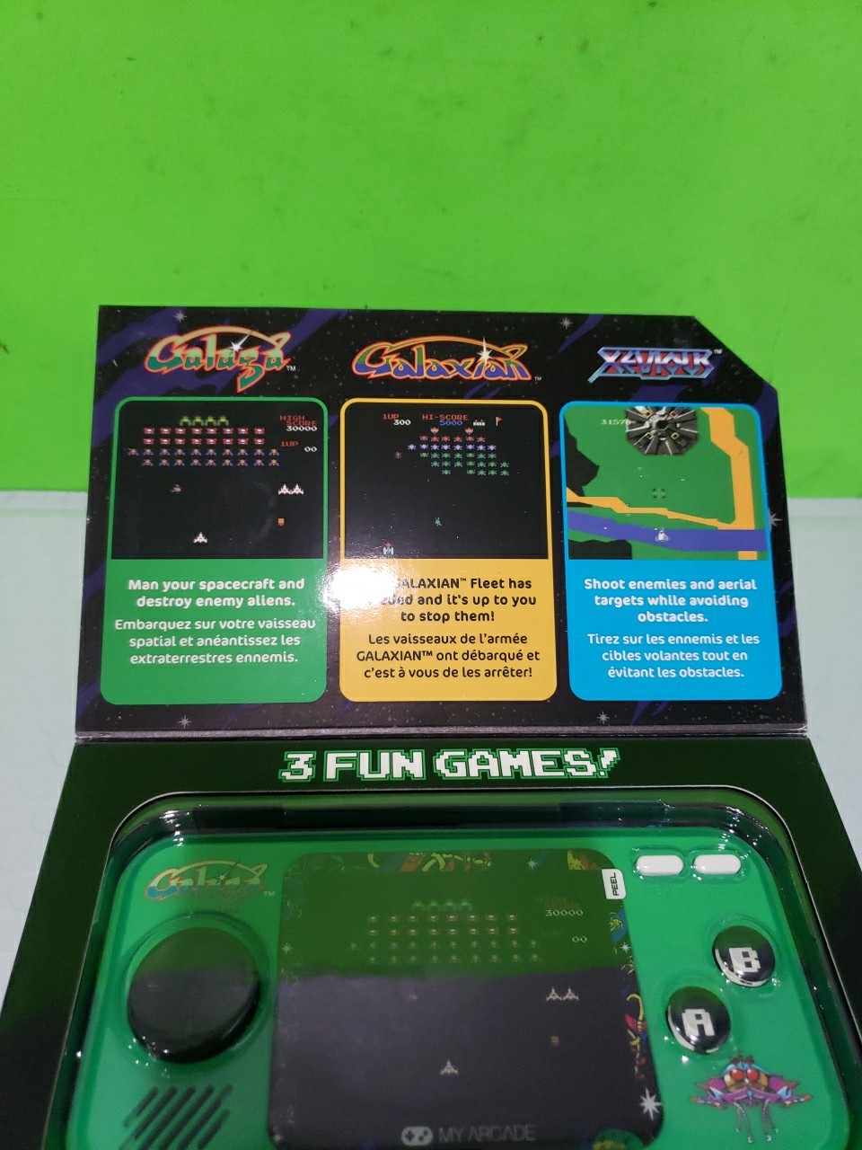 My Arcade Pocket Player Handheld Game Console: 3 Built In Games, Galaga, Galaxia