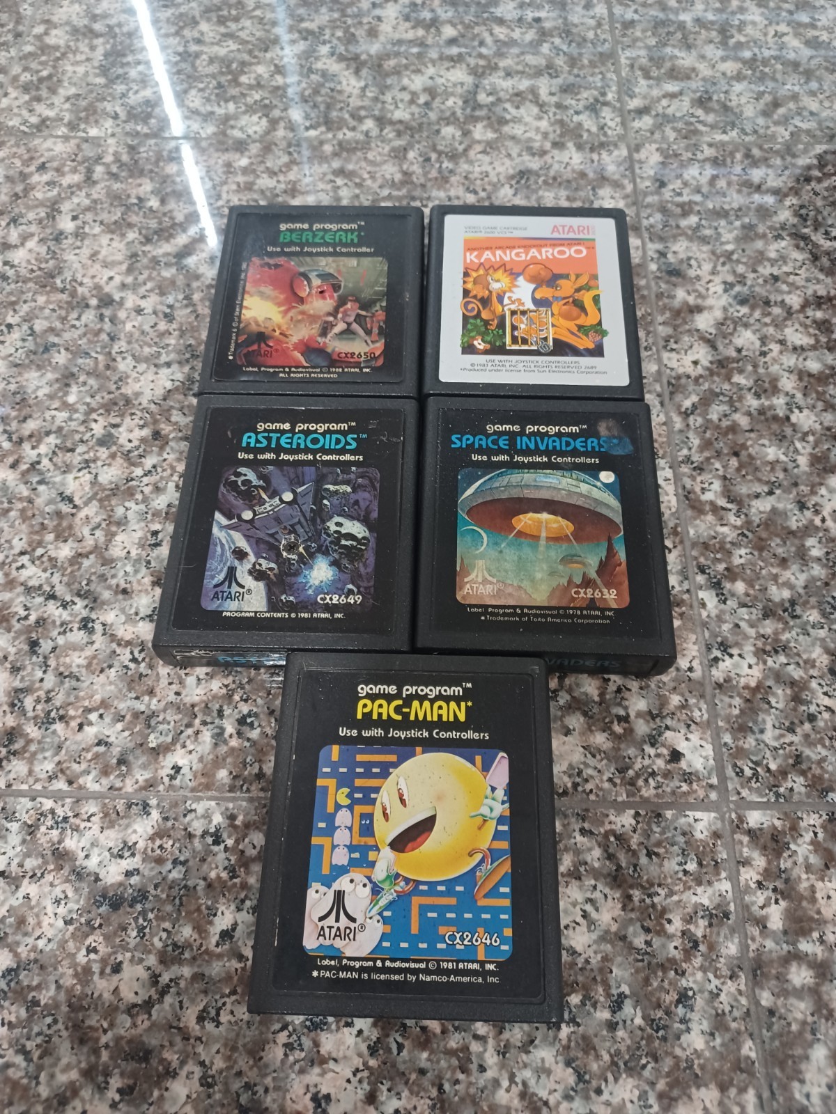 Atari 2600 System Cleaned, Tested, And Working 100% 6 Games & 2 CX-40 Joysticks