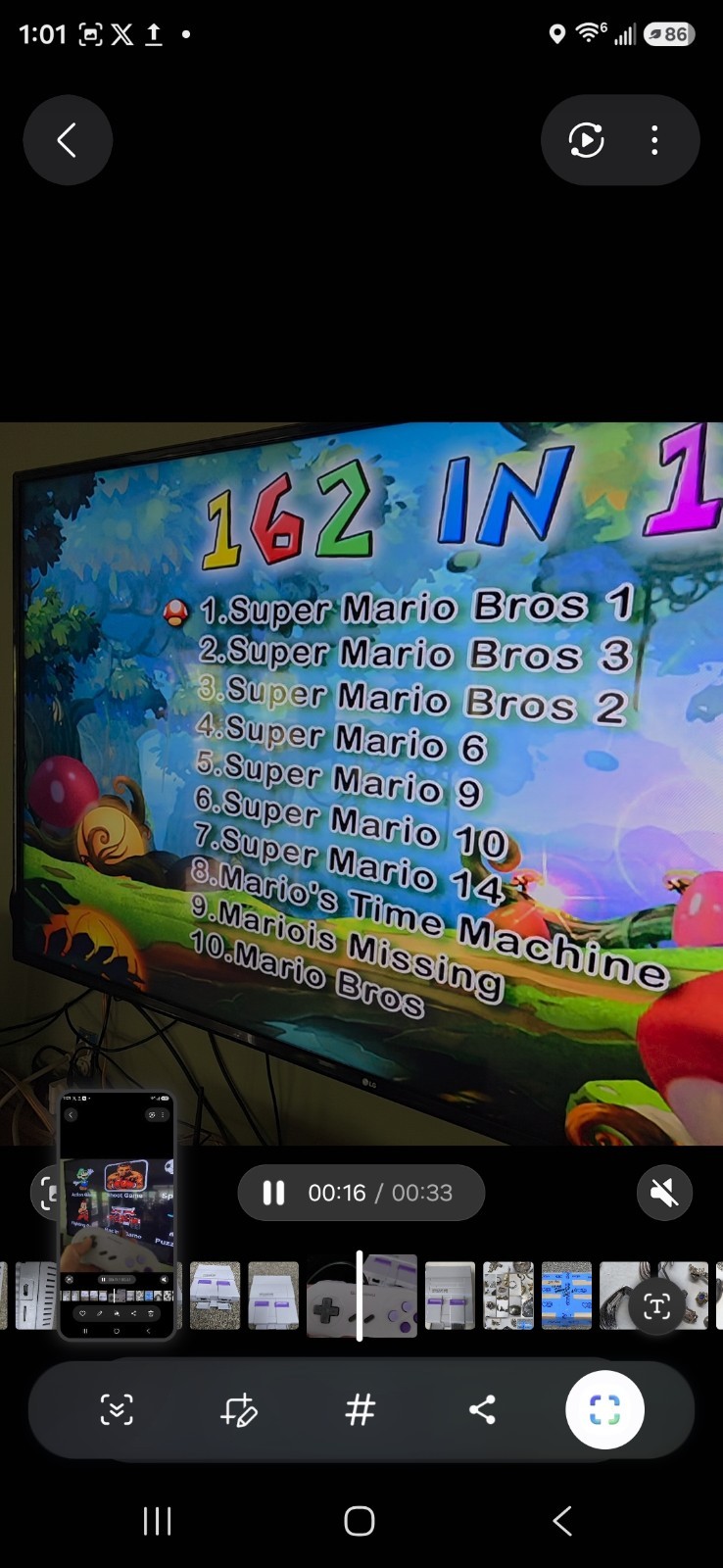 Super Classic Mini Game System (SNES CLONE ) Tested Working