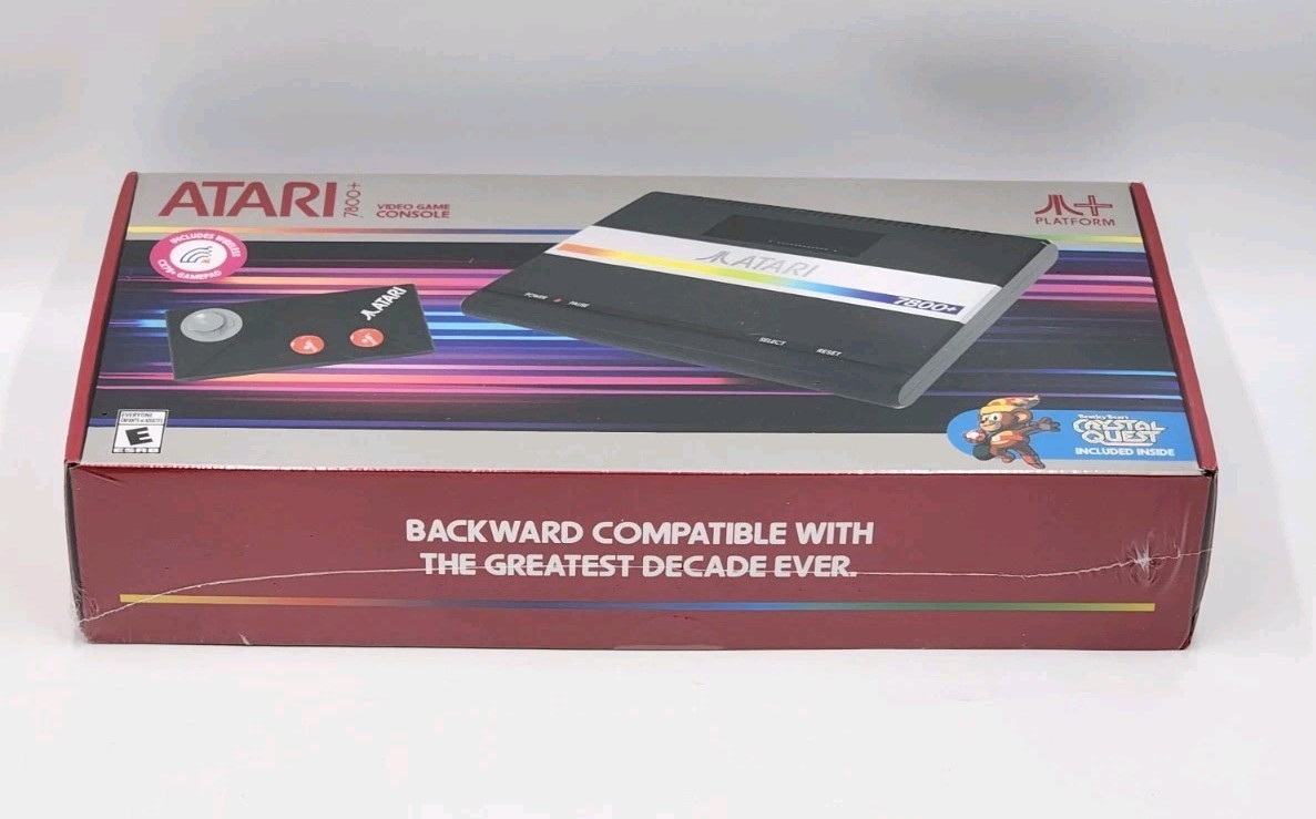 2024 Atari 7800 Plus Official HDMI Console & Wireless Controller 7800+ Sealed